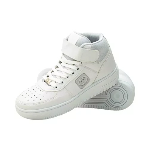 Tênis Cano Alto Casual Masculino Ollie Premium Branco