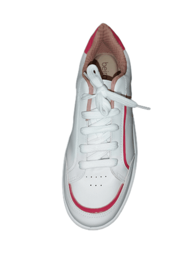 Tênis Casual Beira Rio Feminino Branco/Rosa