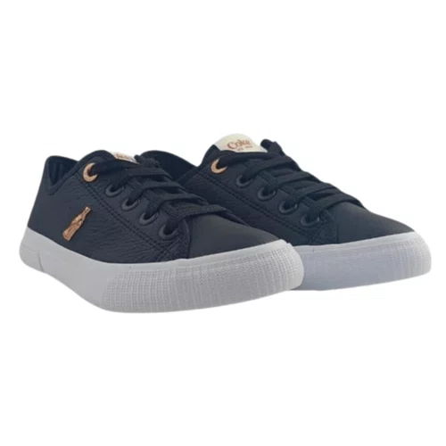 Tenis Coca Cola Flow Town Feminino Preto/Cobre
