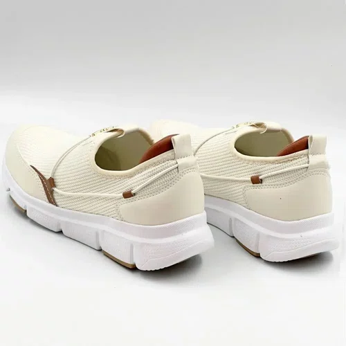 Tenis Comfortflex Casual Feminino Bege