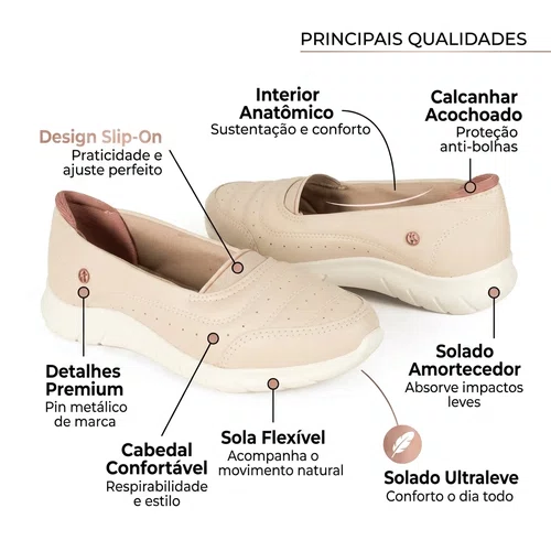 Tenis Kolosh Almeria Tule Slip Feminino