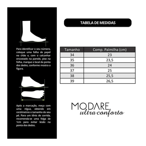 Tênis Modare Feminino Floather Nature Ultraconforto Casual- Branco