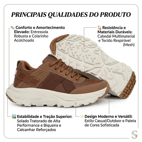 Tenis Ollie Alpha 3 Masculino Branco/Preto/Cinza