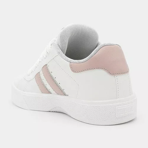 TÊNIS OLLIE SPACE 2 FEMININO CASUAL Branco com Rosa