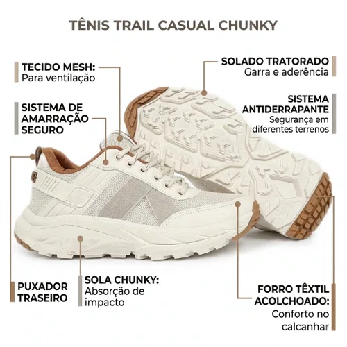 Tenis Ollie Stones2 Feminino Bege