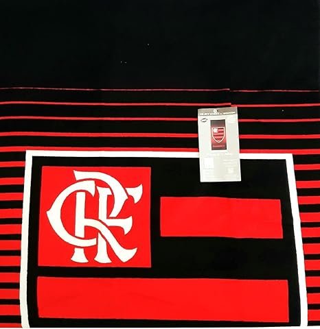 Toalha de Banho Veludo Flamengo