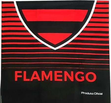 Toalha de Banho Veludo Flamengo