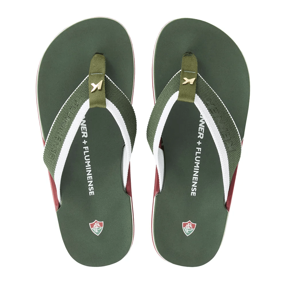 Sandália Kenner Nk6 pro Fluminense Tricolor