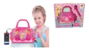 Bolsa Rock Show Belinda Com Microfone DM Toys