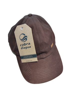Boné Cobra D'água Marrom Original Aba Curva Aberta