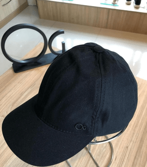 Boné Ogochi Infantil Preto Basic Logo em Metal