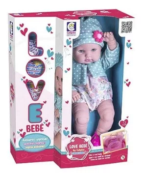 Boneca Cotiplas Love Bebê Presentinhos Surpresa