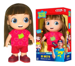 Boneca Gi Lucas Neto Parceira do Famoso Lucas Neto Youtuber