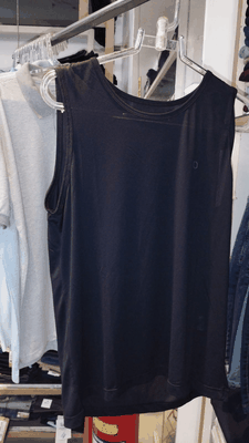 Camiseta Regata Preto100% Poliéster Pro Surf