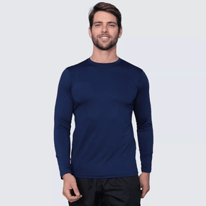 Camiseta UV Biogás Azul Marinho