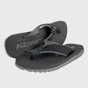 Chinelo Kenner Kivah Preto com Detalhe Cinza