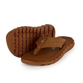 Chinelo Kenner Megah Masculino Marrom Canela
