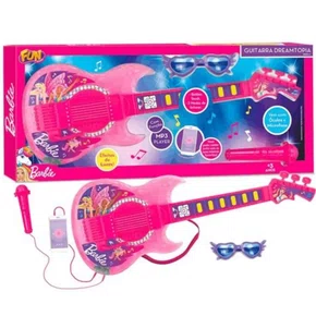 Guitarra Infantil Barbie Dreamtopia Com Acessórios - Fun