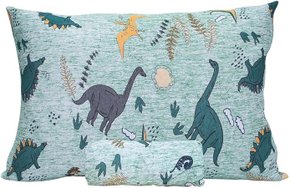 Jogo de Cama Solteiro Infantil - 2 peças Dinos Selva