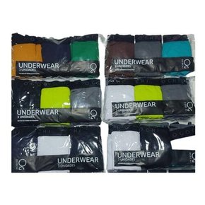 Kit 3 Cuecas Tamanho 14 Boxer Ogochi Infantil Em Malha Cores Sortidas