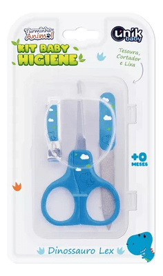 Kit Higiene Infantil Tesoura,lixa E Cortador Unha