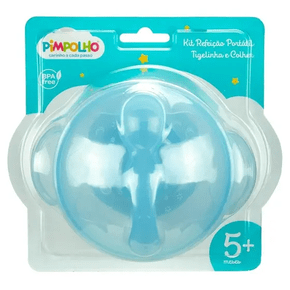 Kit Refeição Infantil Bowl Pimpolho Azul