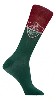 Meia Rikam Casual Esportivo Masculino Fluminense