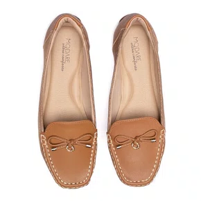 Mocassim Modare Loafer Tratorado Retro Argila/Camel