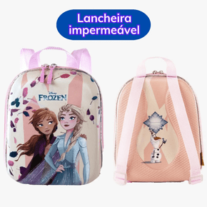 Mochila/Lancheira de Costas Frozen Elsa E Anna Disney