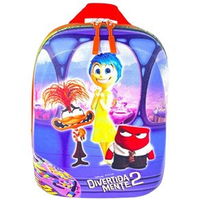 Mochila/Lancheira Infantil de Costas Divertidamente Sala de Controle Disney
