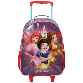 Mochila Princesas com Rodinhas Disney