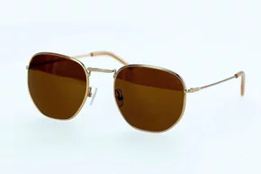 Oculos de Sol Masculino Ogochi Dourado Hastes Finas
