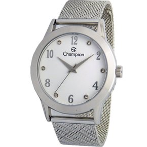 Relógio Champion Feminino Prata Pulseira em Aço