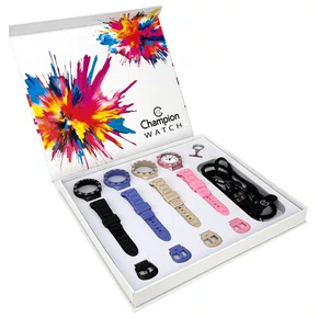 Relogio Champion Original Troca Pulseiras Fundo Branco