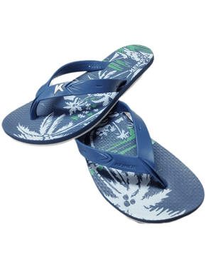 Sandalia Chinelo Kenner Summer Masculino Azul Floral
