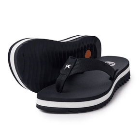 Sandalia Kenner Kyra Pro Feminino Preto com Branco