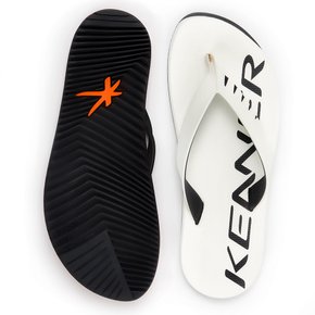 Sandália Kenner Red PVC Branca e Preta Masculino Original