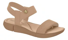 Sandália Modare Ultraconforto Ortopédica Elástico Calce Fácil Argila/Camel