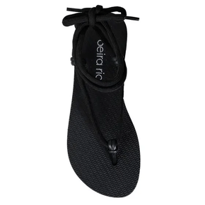 Sandália Rasteira Beira Rio Chinelo de Dedo de Amarrar