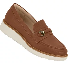 Sapato Mocassim Modare Ultra Conforto Avelã