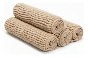 Tapete Bene Ksatex Microfibra Antiderrapante Bege
