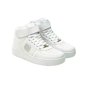 Tênis Cano Alto Casual Masculino Ollie Premium Branco