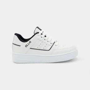 Tênis Casual Ollie Feminino Bliss Conforto Branco com Preto
