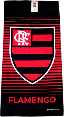 Toalha de Banho Veludo Flamengo