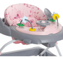Andador Infantil Bebê Torino Galzerano Cinza/Rosa