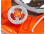 Andador Infantil Galzerano Torino Estrela Cinza/Laranja