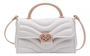 Bolsa Petit Jolie Branco com Alça Bege Media