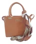 Bolsa Petite Jolie Love Nude Escuro Lenço Pj11352 Transversa