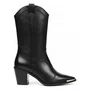 Bota Country Moleca Ana Castela Bico Fino Preto