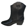 Bota Feminina Sua Cia Ana Castela Country Western Bico Fino Preto